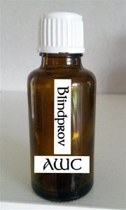 AWC-Blindprov - 3 cl