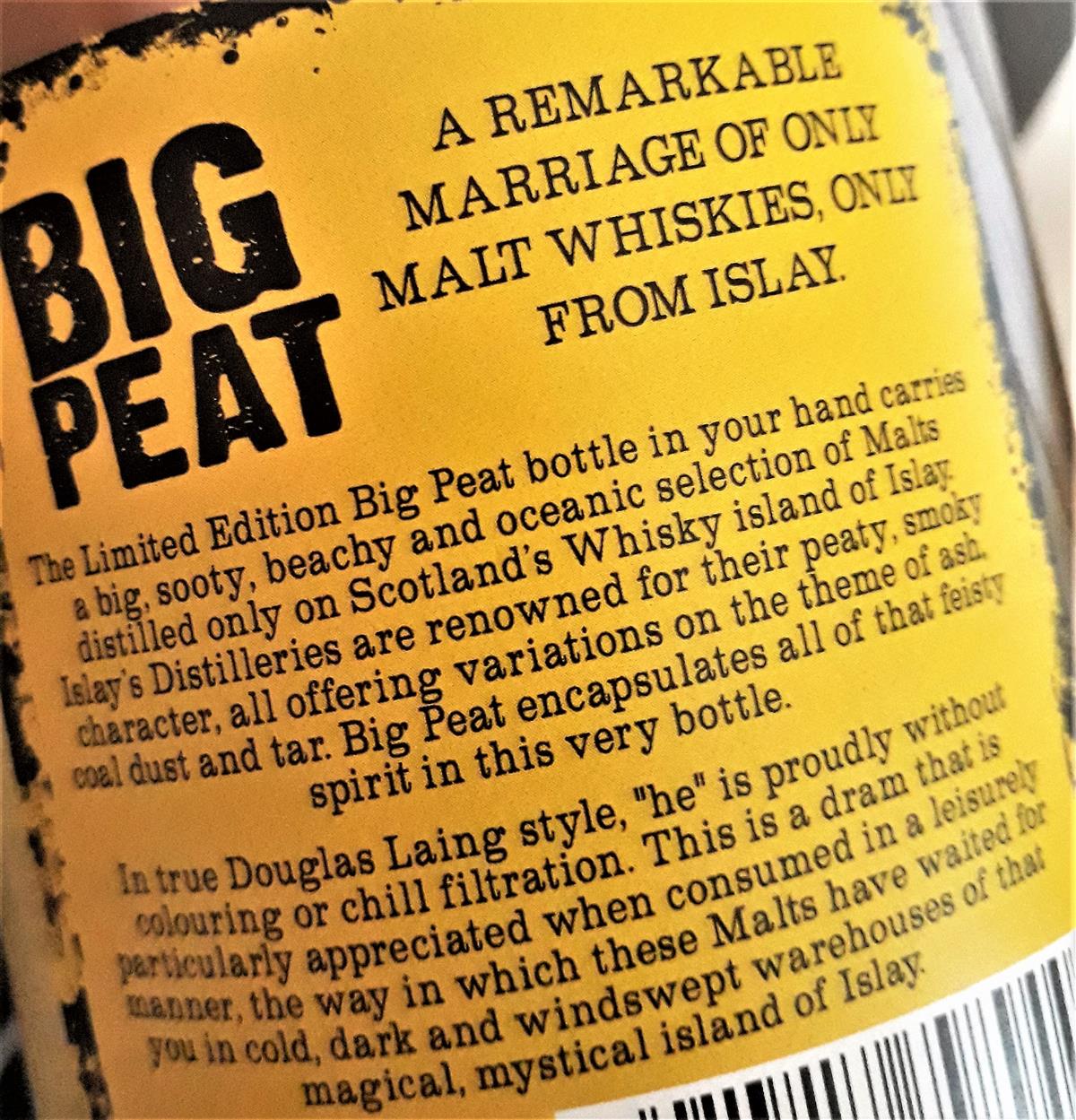 DOUGLAS LAING'S BIG PEAT 26YR BLENDED SCOTCH 750mL - Hazel's