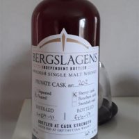 Bergslagens Private Cask (nr 202), Peated Sherry 60%