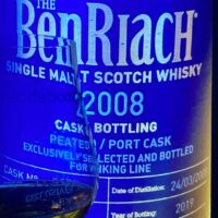 Benriach 2008 Single Cask Peated / Port Cask #2254 / Viking Line 11 yo 59,8%