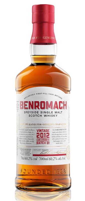 Benromach Cask Strength Vintage 2012