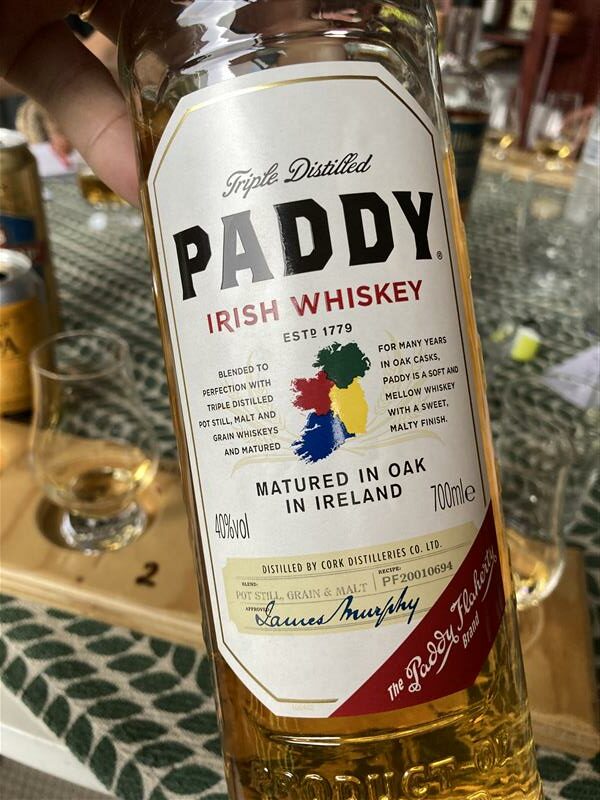 Paddy Irish Whiskey (blended) 40%