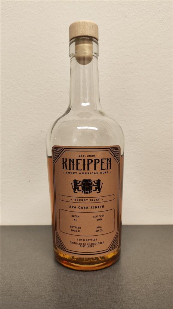 Kneippen Secret Islay Apa Cask Finish (2020) "Smoky American Hops" 50%