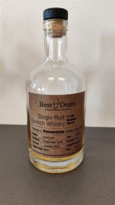 Best dram, Annandale (peated) 6yo 1st fill bourbon, cask #567 56,2%