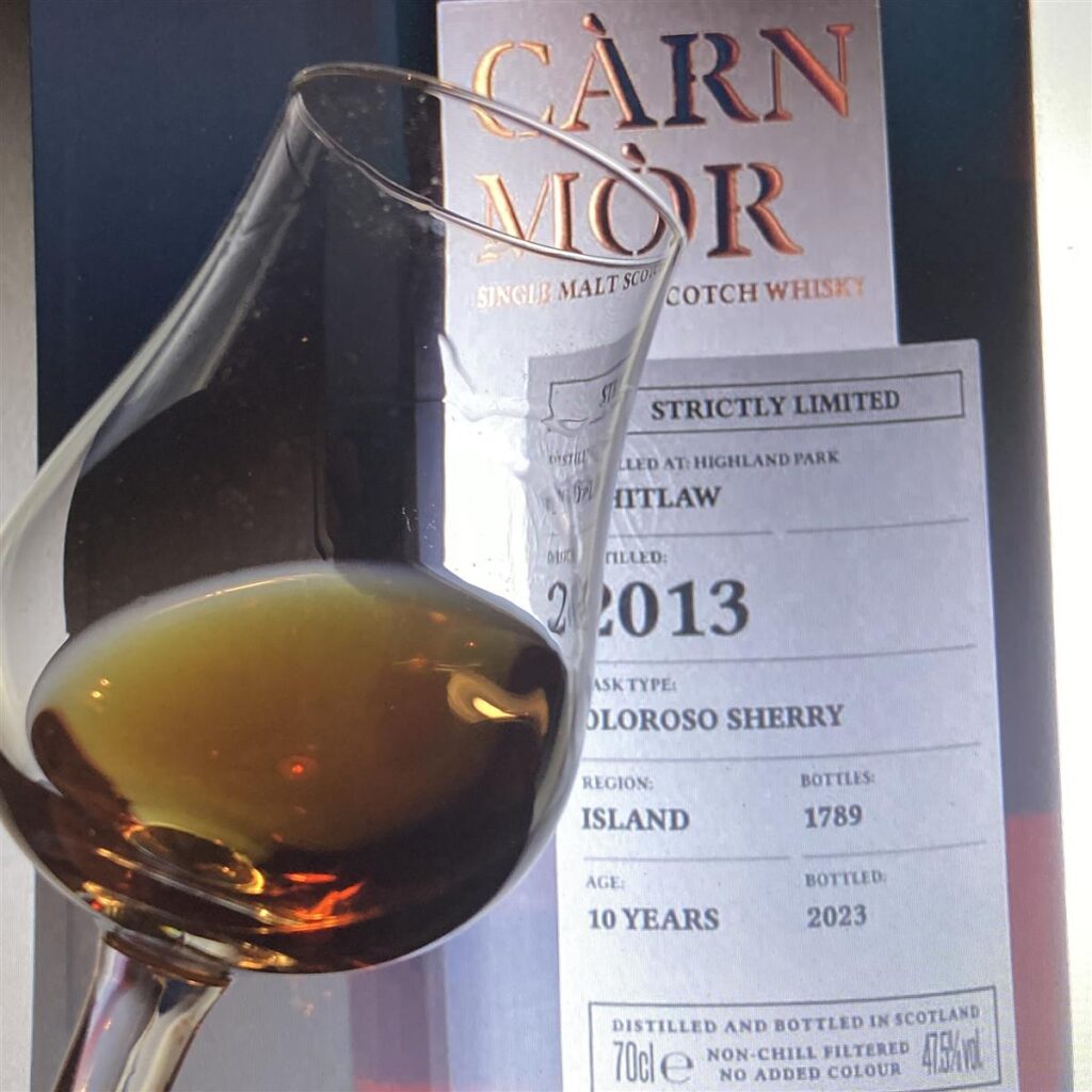 MSWD Càrn Mòr Whitlaw Sherry Cask (Highland Park) 10 YO 2013 47,5%