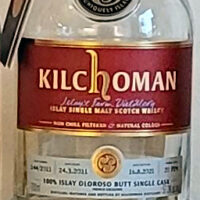 Kilchoman 100% Islay Oloroso Butt Single Cask 144/2011 (French Exklusive, 20 ppm) 10 yo. 57,3%