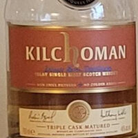 Kilchoman Triple Cask Matured Ex-Bourbon, Oloroso, and PX Small Batch Release 46%
