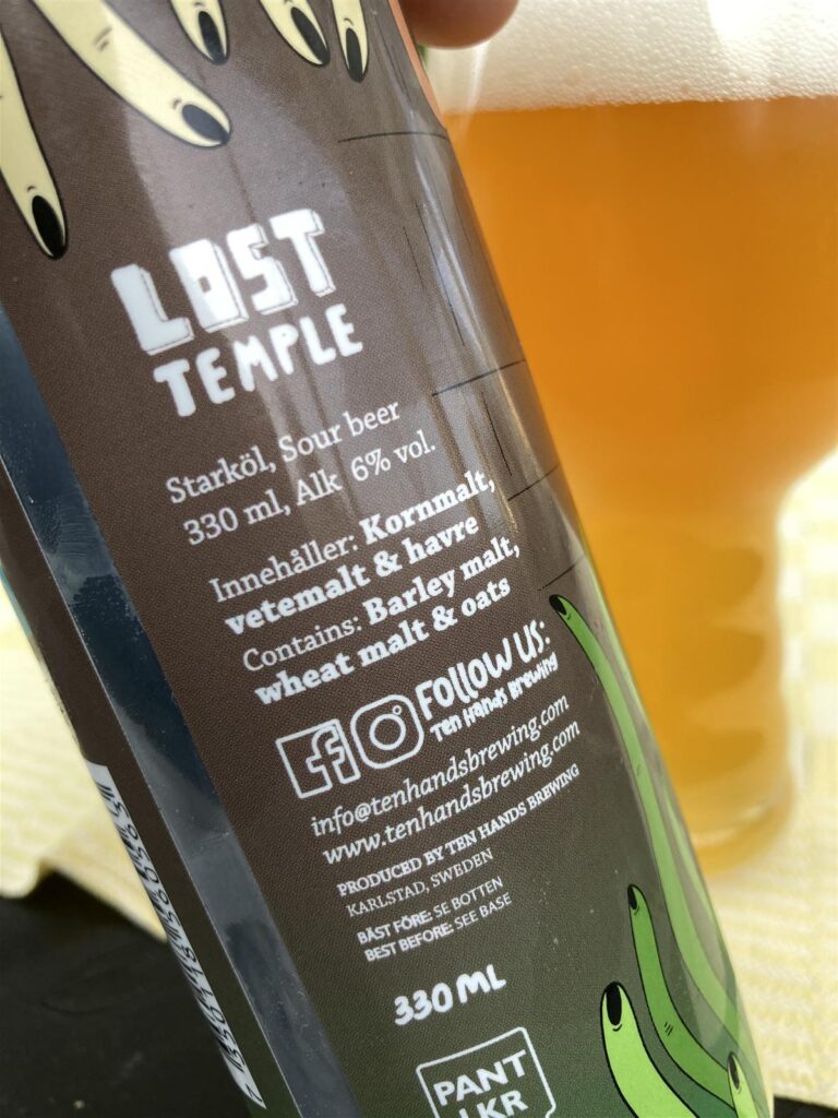 Ten Hands Brewing Lost Temple 6%