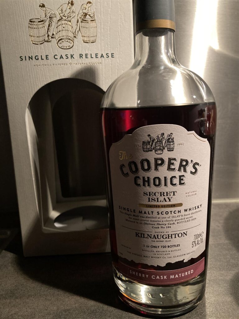 Cooper’s Choice Kilnaughton Secret Islay ”Sherry Bomb” 57%